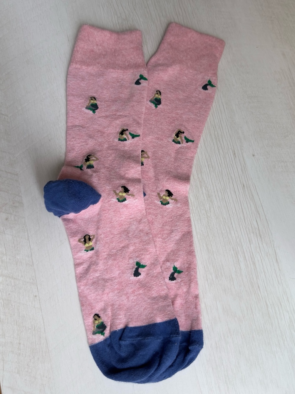 J.Crew Pink Mermaid Crew Socks - Picture 5 of 5